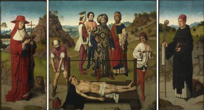 Drieluik van het martelaarschap van de heilige Erasmus door Dieric Bouts