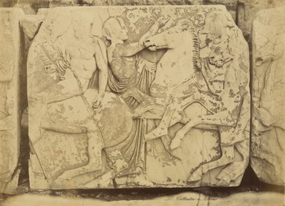 [Athene - beeldfragment, fries van het Parthenon] door Dimitrios Constantin