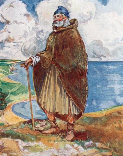 Een man uit de tijd van Stefanus 1135-1154 door Dion Clayton Calthrop
