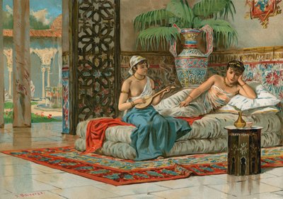 Een slaaf in de harem door Dionisio Baixeras Verdaguer