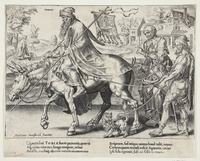 De triomf van Tobit door Dirck Volckertsz. Coornhert