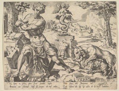 Benjamin, uit de serie De Twaalf Patriarchen door Dirck Volkertsen Coornhert