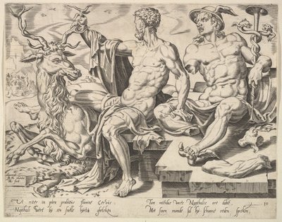 Naphtali, uit de serie De Twaalf Patriarchen door Dirck Volkertsen Coornhert