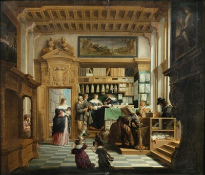 Het advocatenkabinet door Dirck van Delen