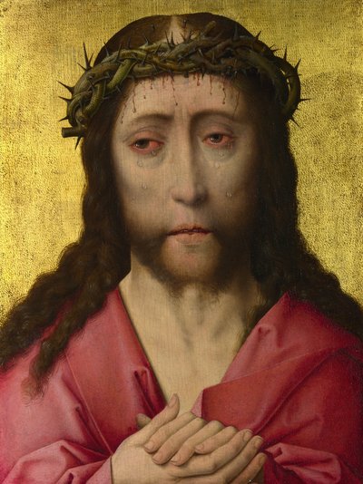 Christus gekroond met doornen, ca. 1470-1475 door Dirk Bouts