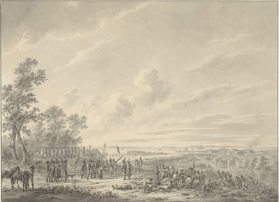 De Schelde versterkt door de Franse troepen door Dirk Langendijk