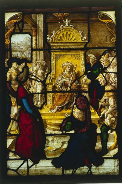 Het Oordeel van Salomo, ca. 1530 door Dirk Vellert