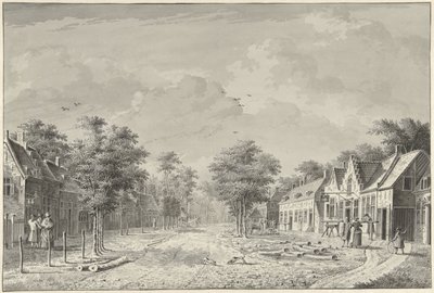 Gezicht op het dorp De Bilt door Dirk Verrijk