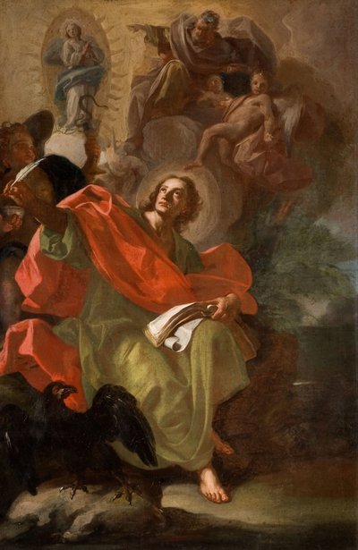 Sint Johannes de Goddelijke door Domenico Antonio Vaccaro