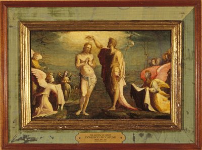 Beccafumi - De doop van Christus, 1528 door Domenico Beccafumi