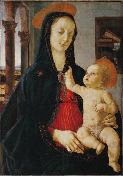 Madonna met kind ... door Domenico Ghirlandaio