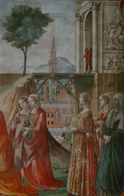 Visitatie door Domenico Ghirlandaio