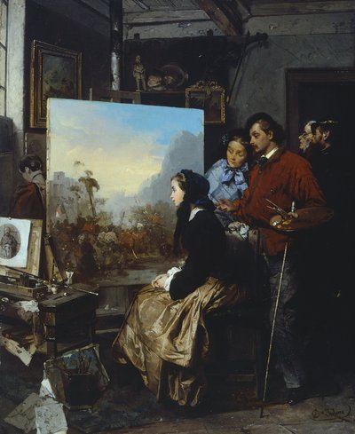 Een gedachte voor Garibaldi door Domenico Induno