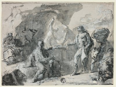 Smederij van Vulcanus door Domenico Mondo