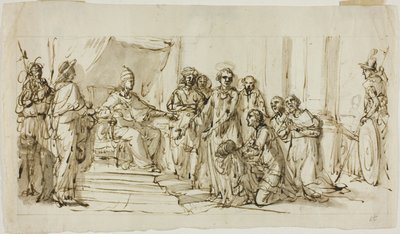 Pauselijke audiëntie door Domenico Pozzi