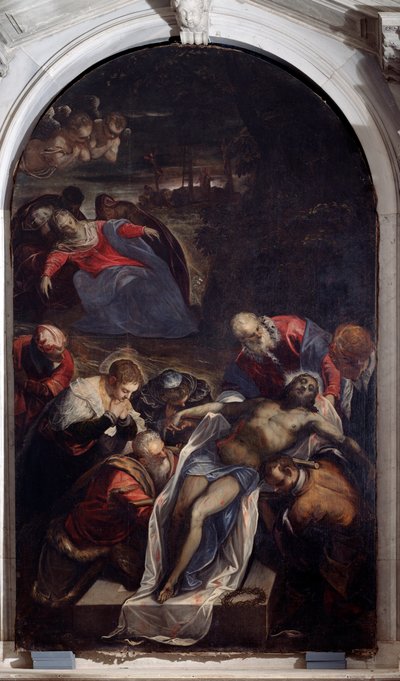 De Graflegging door Domenico Robusti Tintoretto