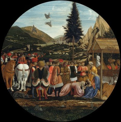 De aanbidding der koningen door Domenico Veneziano