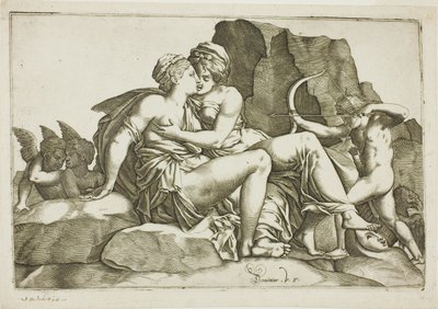 Jupiter en Callisto door Domenico Vito
