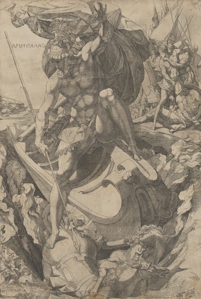 Amphiaraus, 1540-50 door Domenico del Barbiere