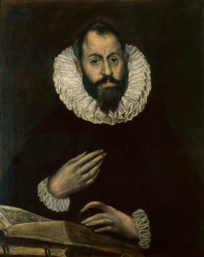 Portret van een Man, ca. 1600-1610. door Dominico El Greco