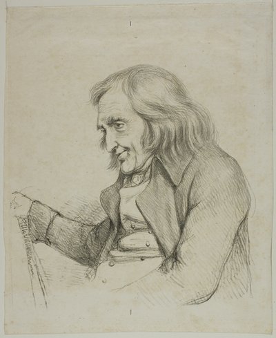 Portret van een oude man door Dominique Vivant Denon