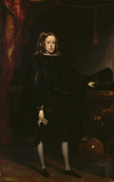 Karel II, Koning van Spanje, c.1673 door Don Juan Carreno de Miranda