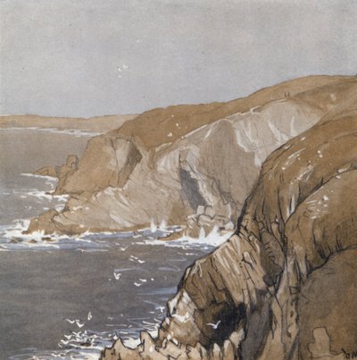 De Cornish Kust door Donald (after) Maxwell