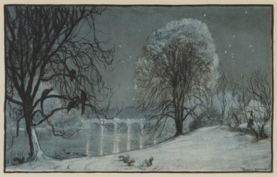 Een midwinterdroom. Een idylle van Kensington Gardens door Donald Maxwell