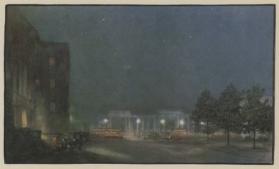 Starlight en Hyde Park Corner door Donald Maxwell