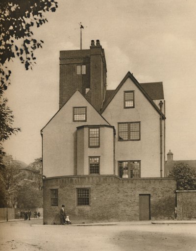 Canonbury Tower, een oud herenhuis omgebouwd tot een sociale club, ca. 1935 door Donald McLeish
