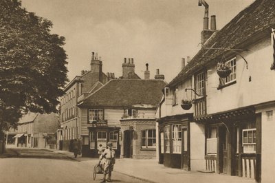 Church Street, Chiswick, met wat vroeger de Burlington Arms was, ca. 1935 door Donald McLeish