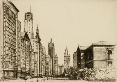 Chicago, Michigan Avenue no. 1 door Donald Shaw MacLaughlan