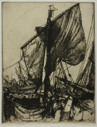 Vissers van Chioggia door Donald Shaw MacLaughlan