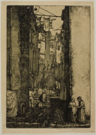 Ruelle du Pêcheur door Donald Shaw MacLaughlan