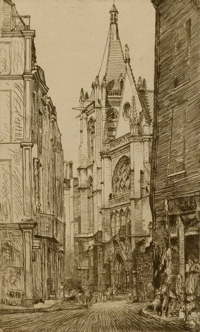 St. Severin, Parijs door Donald Shaw MacLaughlan