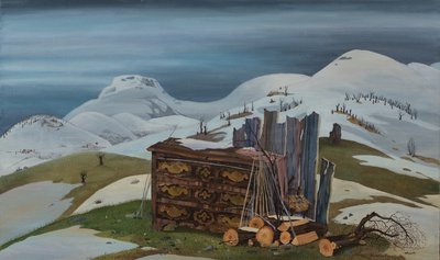 Laatste sneeuw in Pian Croesio door Donatella Merlo