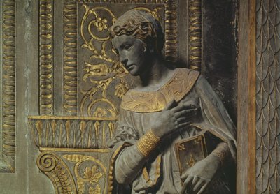 De Cavalcanti Aankondiging: detail van de Maagd door Donatello door Donatello