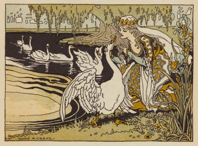 De zes zwanen, Duits sprookje door Donn P. Crane