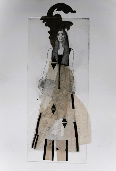 Abstracte modefiguur door Doris Schmitz