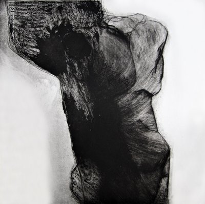 Donkere abstracte vorm door Doris Schmitz
