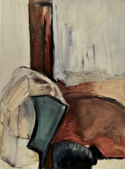 Aardse abstracte vormen door Doris Schmitz