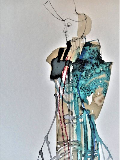 Elegant modeportret door Doris Schmitz