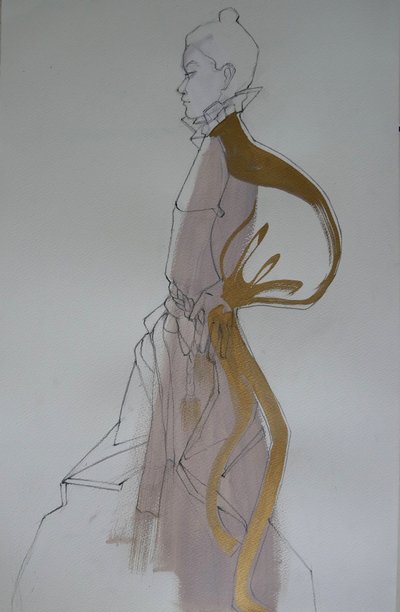 Elegante gouden mode door Doris Schmitz