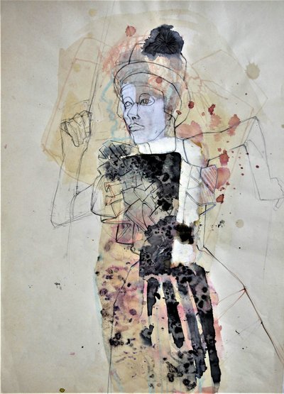 Expressief vrouwenfiguur door Doris Schmitz