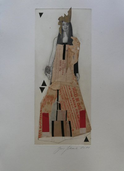 Mode-koningin-collage door Doris Schmitz