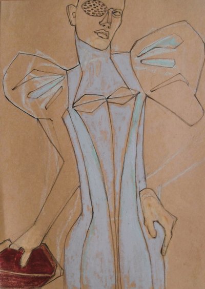 Futuristisch modeportret door Doris Schmitz