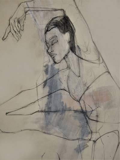 Schets van een gracieuze danseres door Doris Schmitz