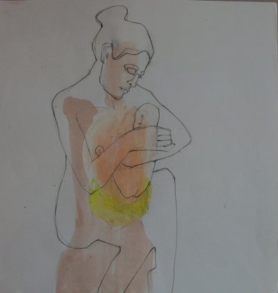Moeder en kind in een omhelzing door Doris Schmitz