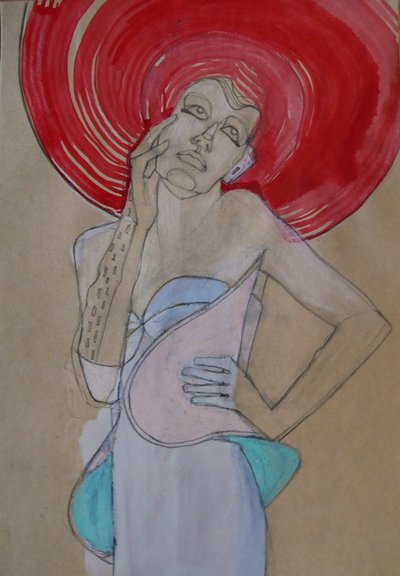 Red Hat Fashion door Doris Schmitz