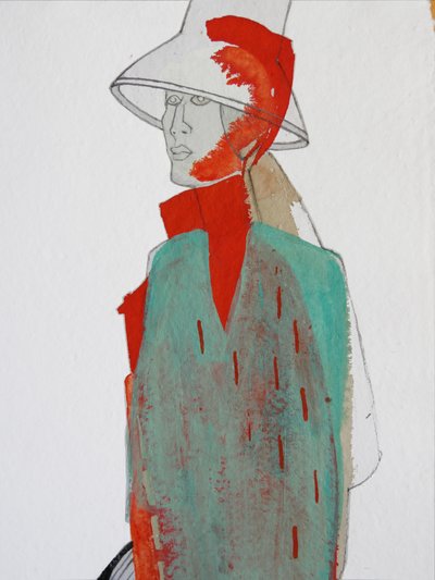 Red Splash-modefiguur door Doris Schmitz